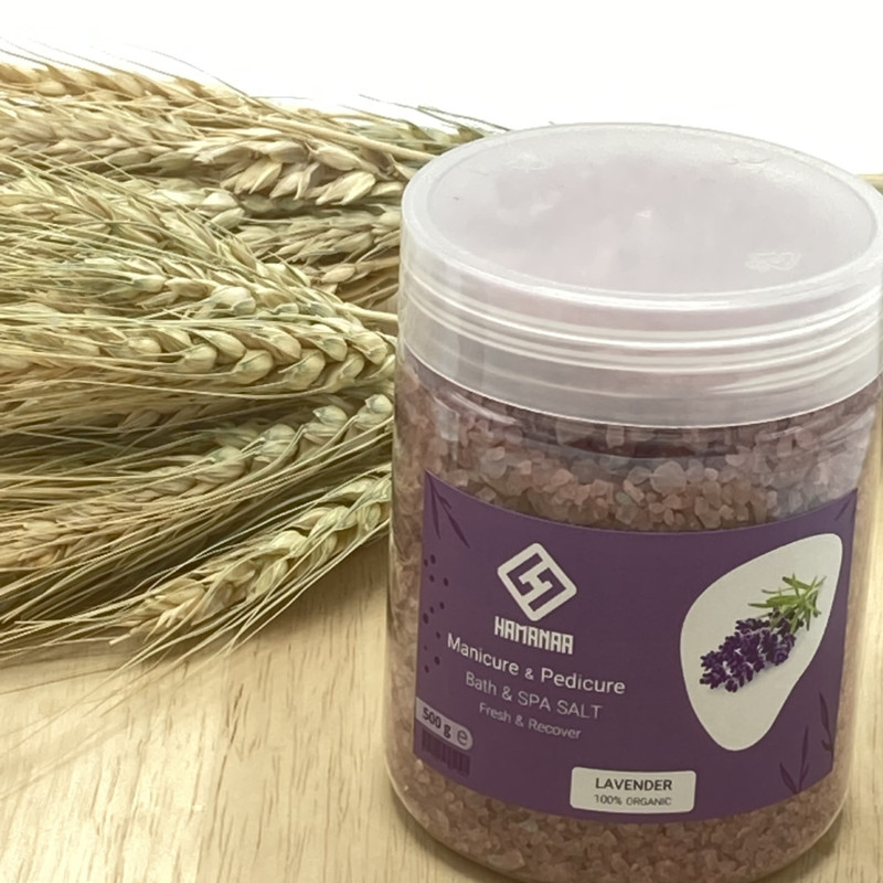 نمک حمام هامانا مدل Lavender وزن 500 گرم