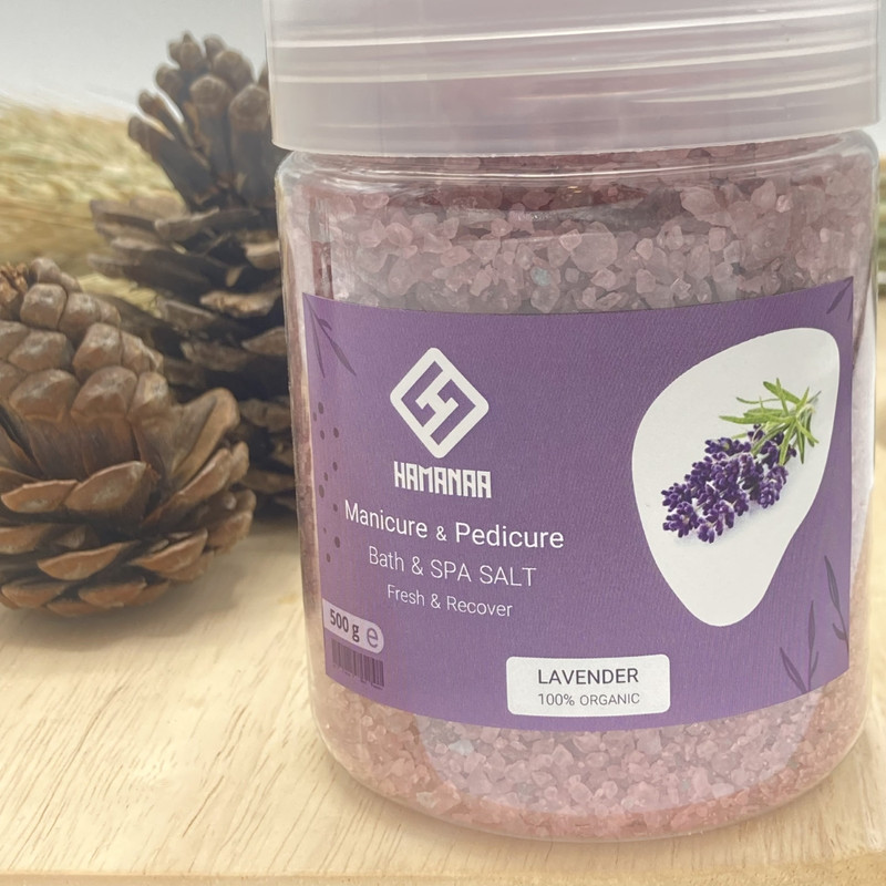 نمک حمام هامانا مدل Lavender وزن 500 گرم