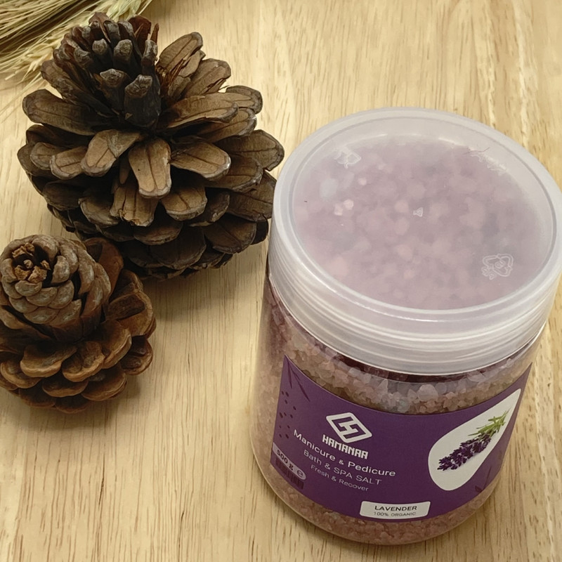 نمک حمام هامانا مدل Lavender وزن 500 گرم
