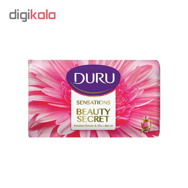 صابون شستشو دورو مدل BEAUTY SECRET تحت لیسانس وزن90 گرم بسته 6 عددی