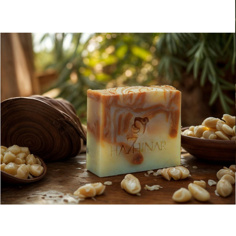 صابون شستشو هاژینار مدل شی باتر روغن شتر مرغ وزن 100 گرم