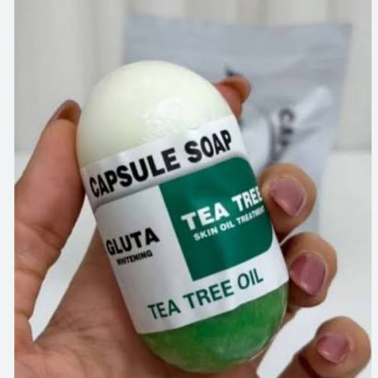 صابون شستشو کاهش دهنده چربی صورت و بدن فیل اسکین مدل Capsule مناسب برای پوست چرب وزن ۱۰۰ گرم
