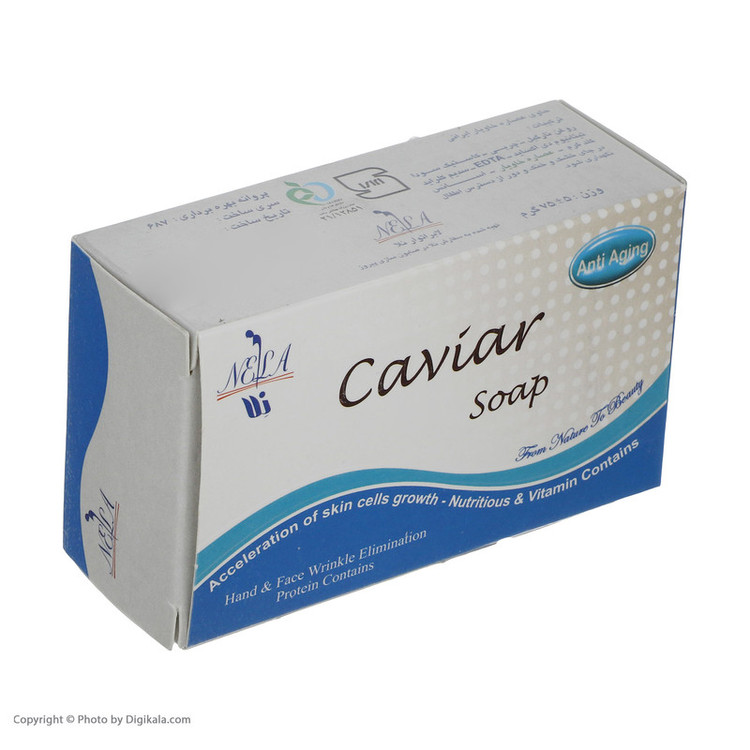 صابون خاویار لابراتوار نلا مدل 06 وزن 75 گرم
