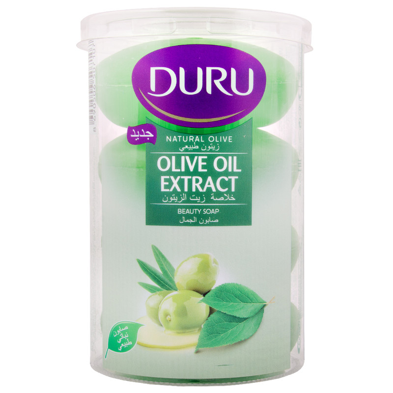 صابون شستشو دورو مدل OLIVE OIL تحت لیسانس وزن110 گرم بسته 4 عددی
