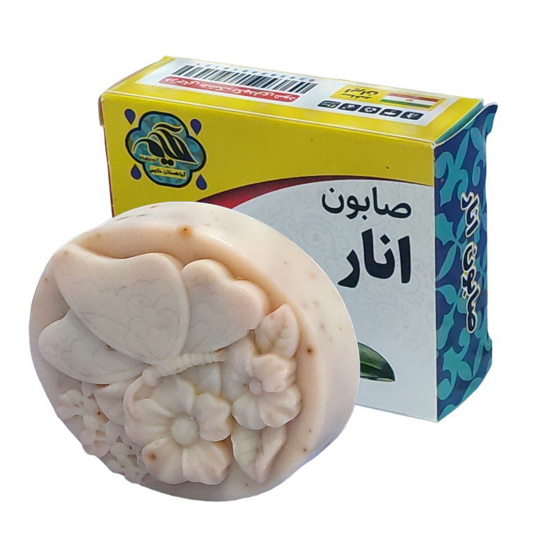 صابون شستشو گیاهستان حکیم مدل انار وزن 70 گرم
