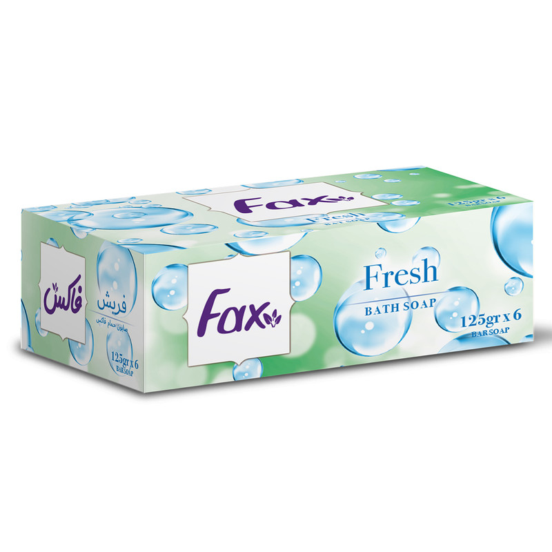 صابون فاکس مدل Fresh تحت لیسانس بسته 6 عددی