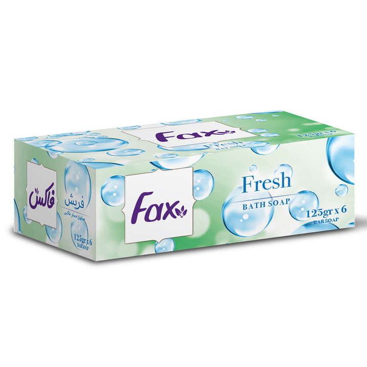 صابون فاکس مدل Fresh تحت لیسانس بسته 6 عددی