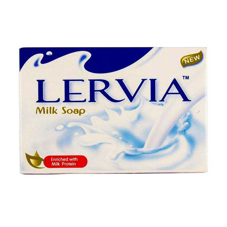 صابون سفید کننده و روشن کننده لرویا مدل شیری وزن 90 گرم بسته 4 عددی