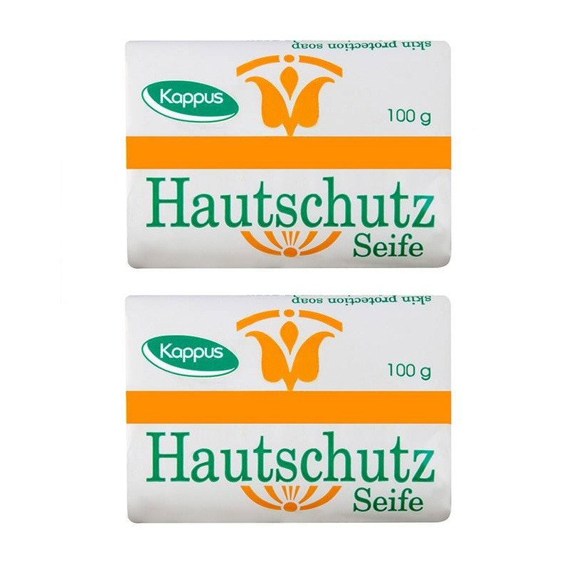 صابون شستشو کاپوس اورال کر مدل Skin Protection وزن 100 گرم مجموعه 2 عددی