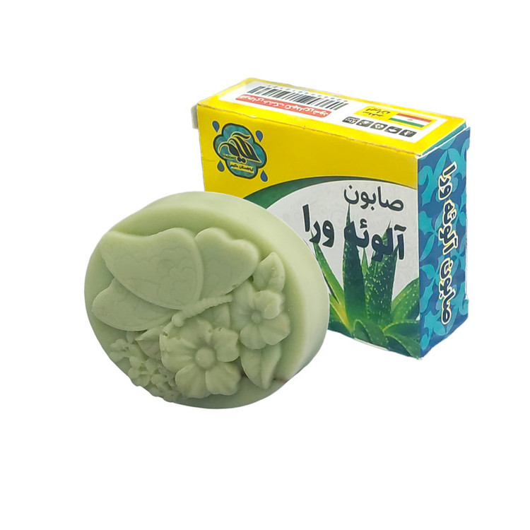 صابون شستشو گیاهستان حکیم مدل آلوئه ورا وزن 70 گرم بسته 10 عددی