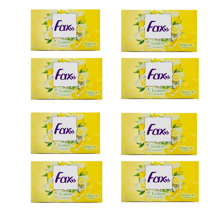 صابون فاکس مدل Lemon تحت لیسانس مجموعه 8 عددی