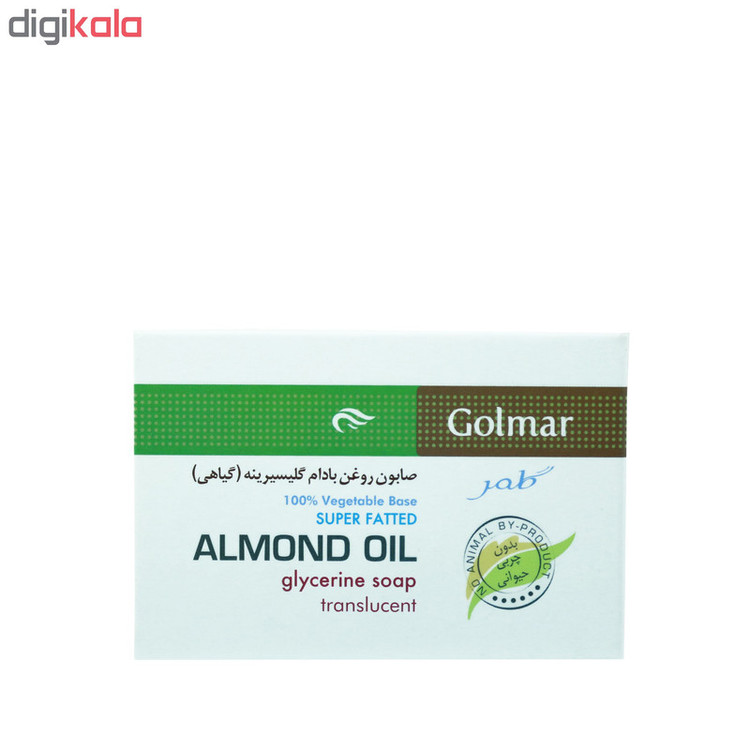 صابون شستشو گلمر مدل Almond Oil وزن 90 گرم