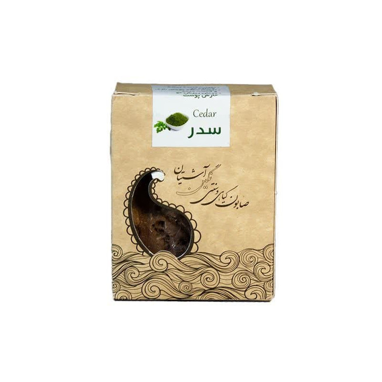 صابون شستشو صابون سنتی آشتیان ذکایی مدل سدر وزن 100 گرم