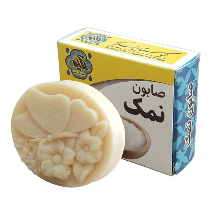 صابون شستشو گیاهستان حکیم مدل نمک وزن 70 گرم بسته 5 عددی