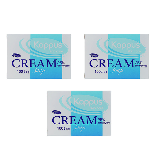صابون شستشو کاپوس اسکین کر مدل 01 وزن 100 گرم بسته 3 عددی