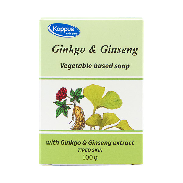 صابون شستشو کاپوس اسکین کر مدل Ginkgo and Ginseng وزن 100 گرم