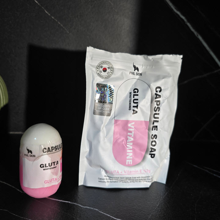 صابون شستشو جوان کننده صورت و بدن فیل اسکین مدل Capsule مناسب برای پوست مختلط وزن ۱۰۰ گرم مجموعه 4 عددی