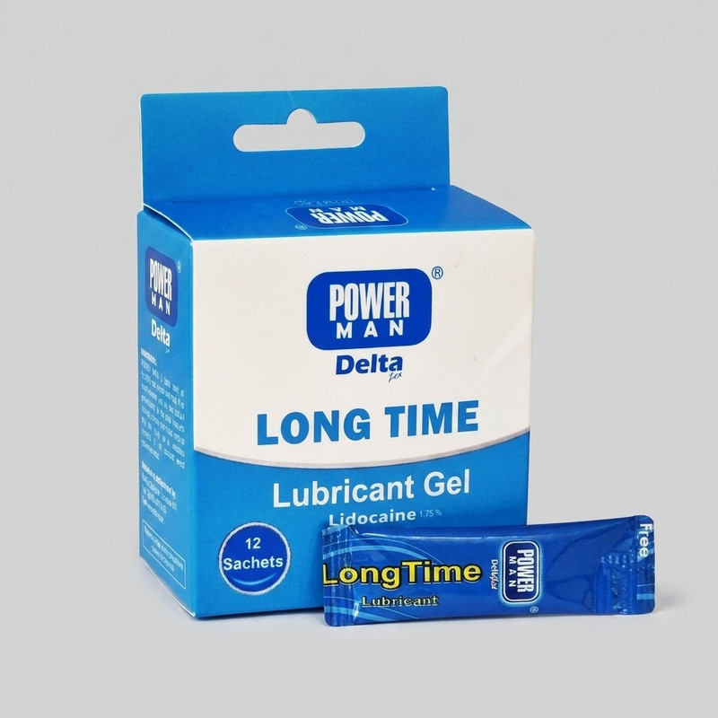 ژل تقویت جنسی دلتازکس مدل Long Time بسته 12 عددی