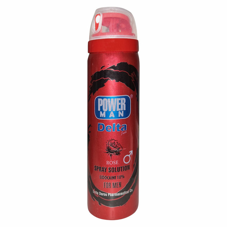 اسپری تاخیری دلتا مدل Black Rose حجم 65 میلی لیتر