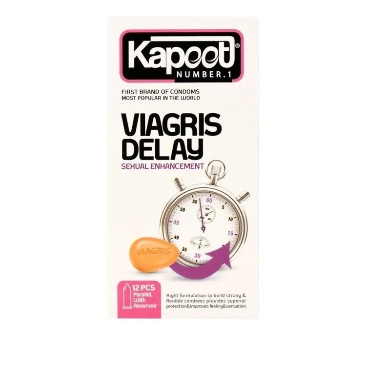 کاندوم خاردار کاپوت مدل BIGFOTS بسته 10 عددی به همراه کاندوم تاخیری کاپوت مدل VIAGRIS DELAY بسته 12 عددی