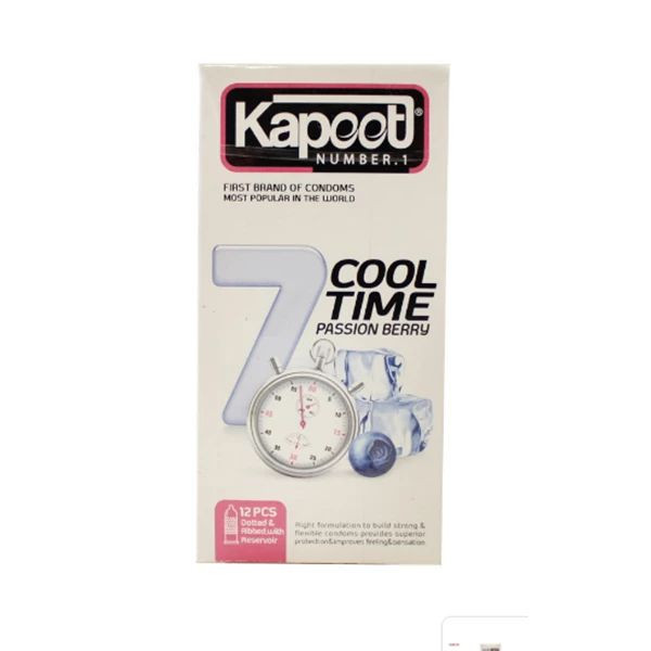 کاندوم تاخیری کاپوت مدل 7COOL TIME بسته 12 عددی به همراه کاندوم تاخیری کاپوت مدل VIAGRIS DELAY بسته 12 عددی