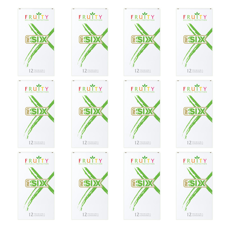 کاندوم سیکس مدل Mix Fruits-N دوازده بسته 12 عددی