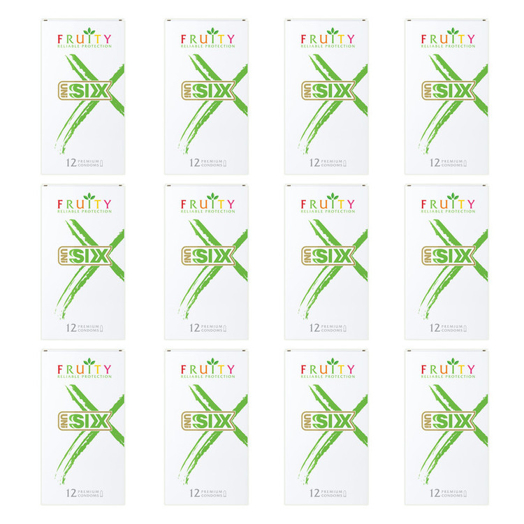 کاندوم سیکس مدل Mix Fruits-N دوازده بسته 12 عددی