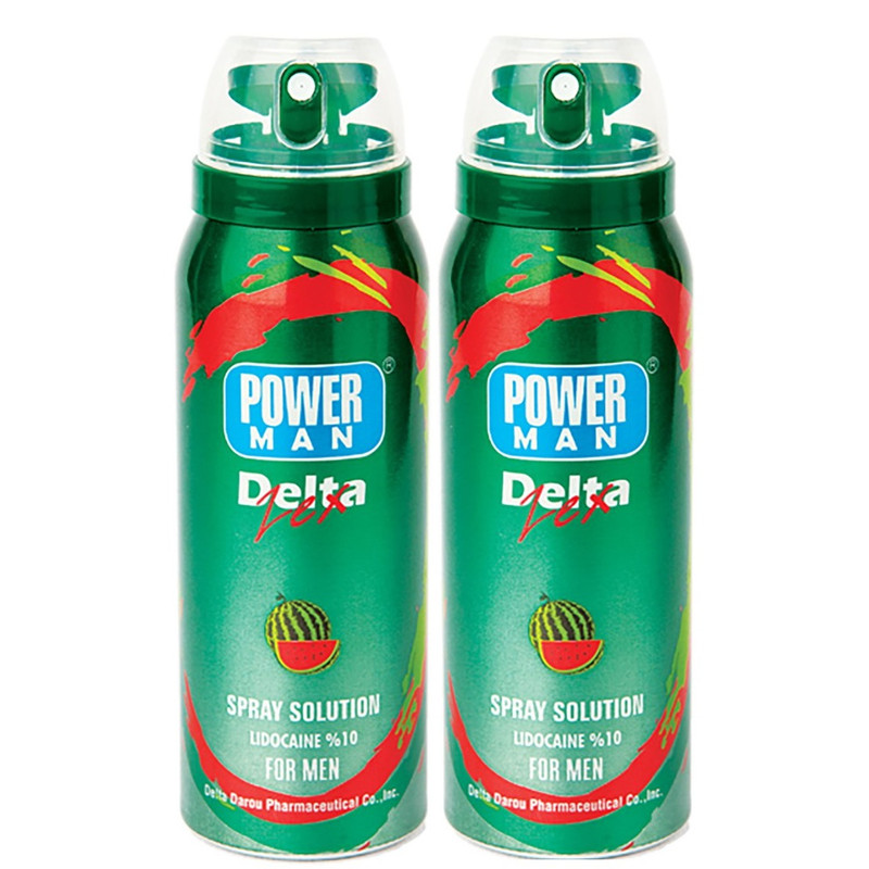 اسپری تاخیری دلتا دارو مدل Watermelon حجم 65 میلی لیتر مجموعه 2 عددی