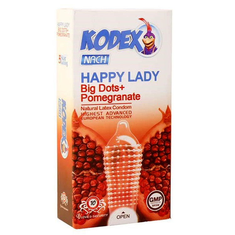 کاندوم ناچ کدکس مدل PROLONG DELAY بسته 12 عددی به همراه کاندوم ناچ کدکس مدل Happy lady بسته 10 عددی