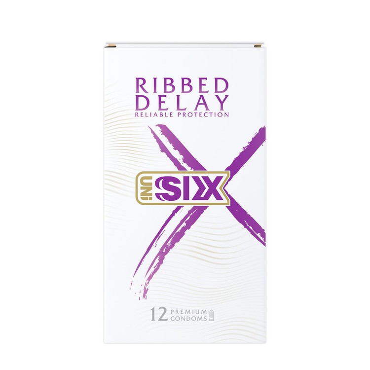 کاندوم سیکس مدل Ribbed Delay-N بسته 12 عددی
