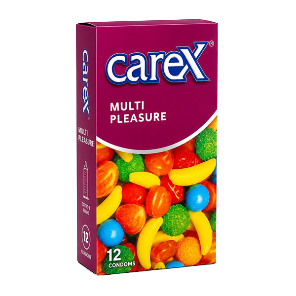 کاندوم کارکس مدل MultiPleasure سایز M بسته 12 عددی