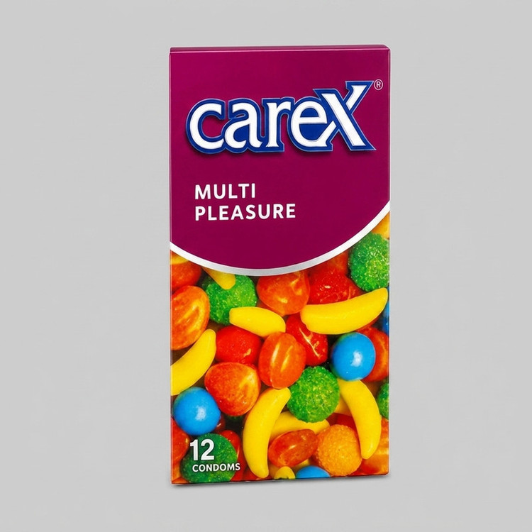 کاندوم کارکس مدل MultiPleasure سایز M بسته 12 عددی
