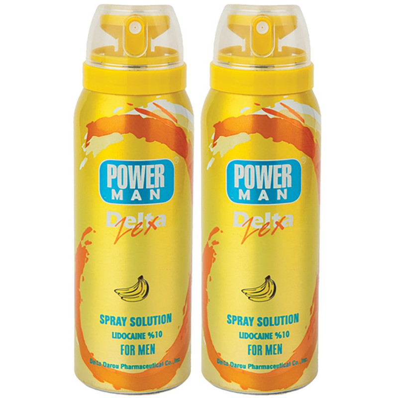 اسپری تاخیری دلتا دارو مدل Banana حجم 65 میلی لیتر مجموعه 2 عددی