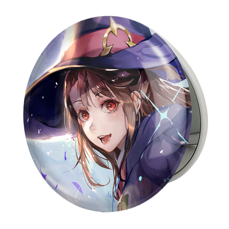 آینه جیبی خندالو طرح اکو انیمه جادوگران کوچک Little Witch Academia مدل تاشو کد 22867