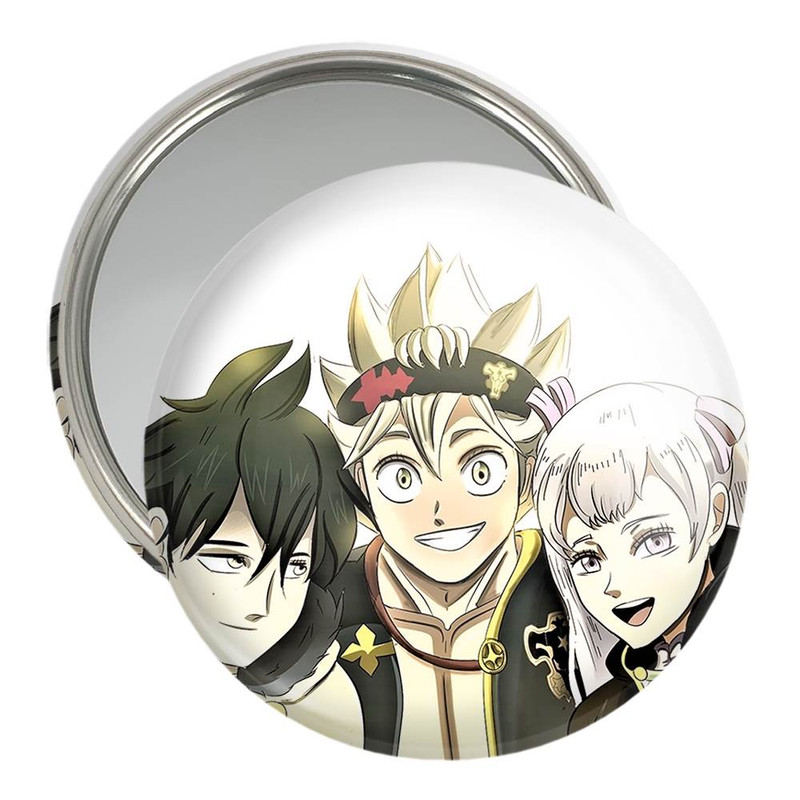 آینه جیبی خندالو مدل نوئل و آستا و یونو انیمه بلک کلاور Black Clover  کد 11737