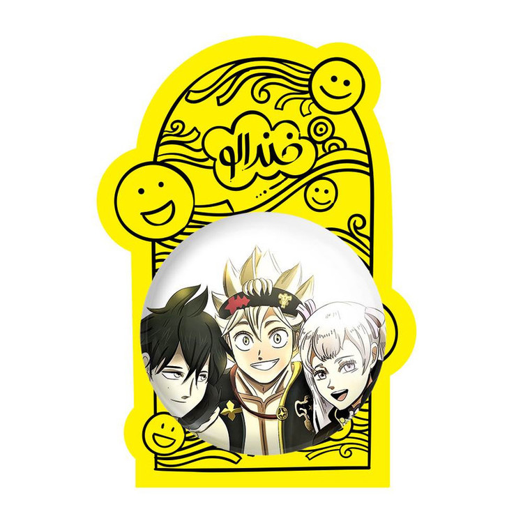 آینه جیبی خندالو مدل نوئل و آستا و یونو انیمه بلک کلاور Black Clover کد 11737