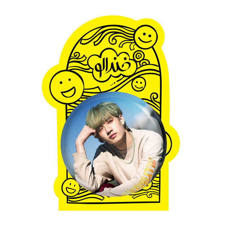آینه جیبی خندالو مدل بنگ چان گروه استری کیدز Stray Kids کد 11852