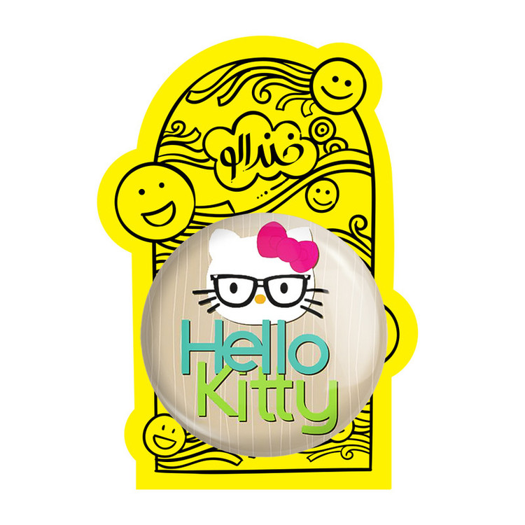 آینه جیبی خندالو مدل هلو کیتی Hello Kitty کد 2483