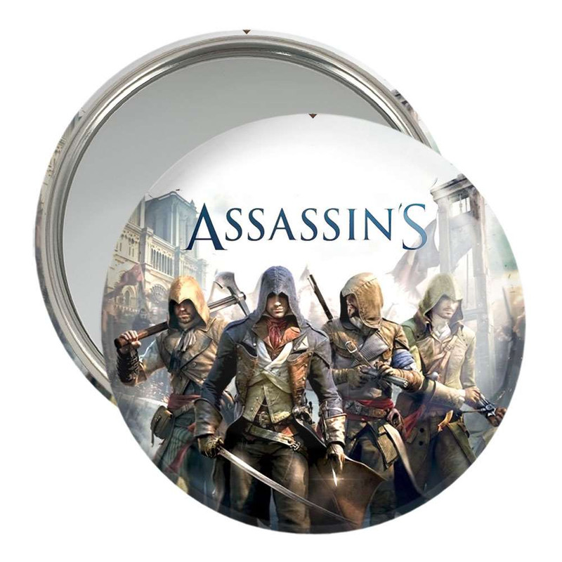 آینه جیبی خندالو طرح اساسینز کرید Assassins Creed  کد 4975