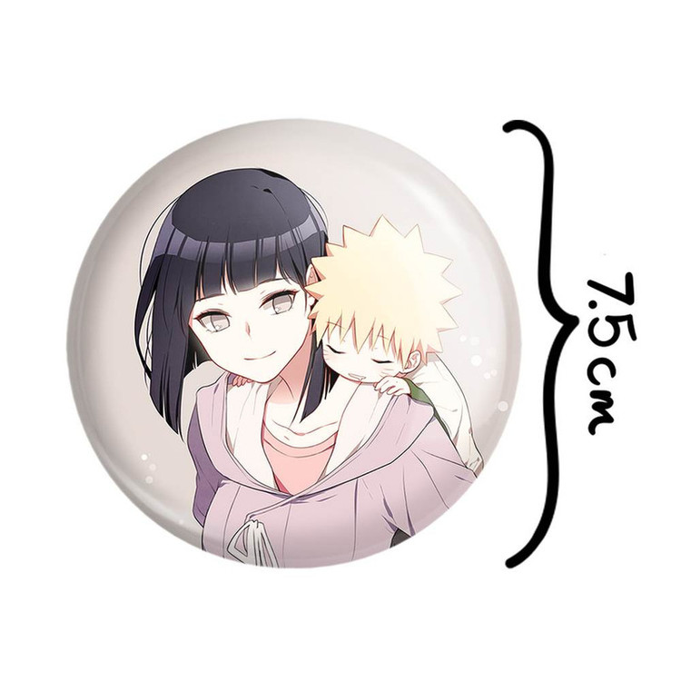 آینه جیبی خندالو مدل ناروتو و هیناتا انیمه بوروتو Boruto کد 13126