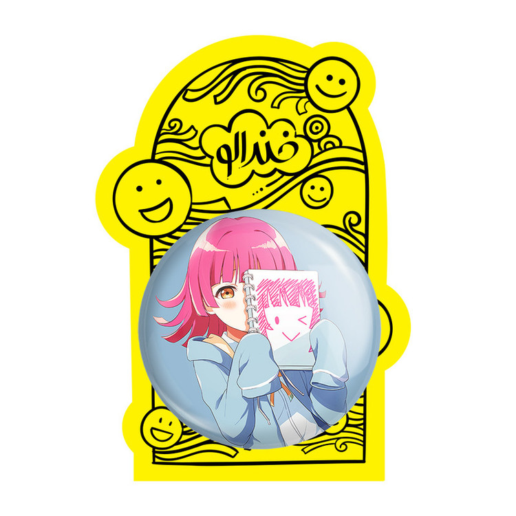 آینه جیبی خندالو مدل رینا انیمه مادوکا مجیکا Madoka Magica کد 18428
