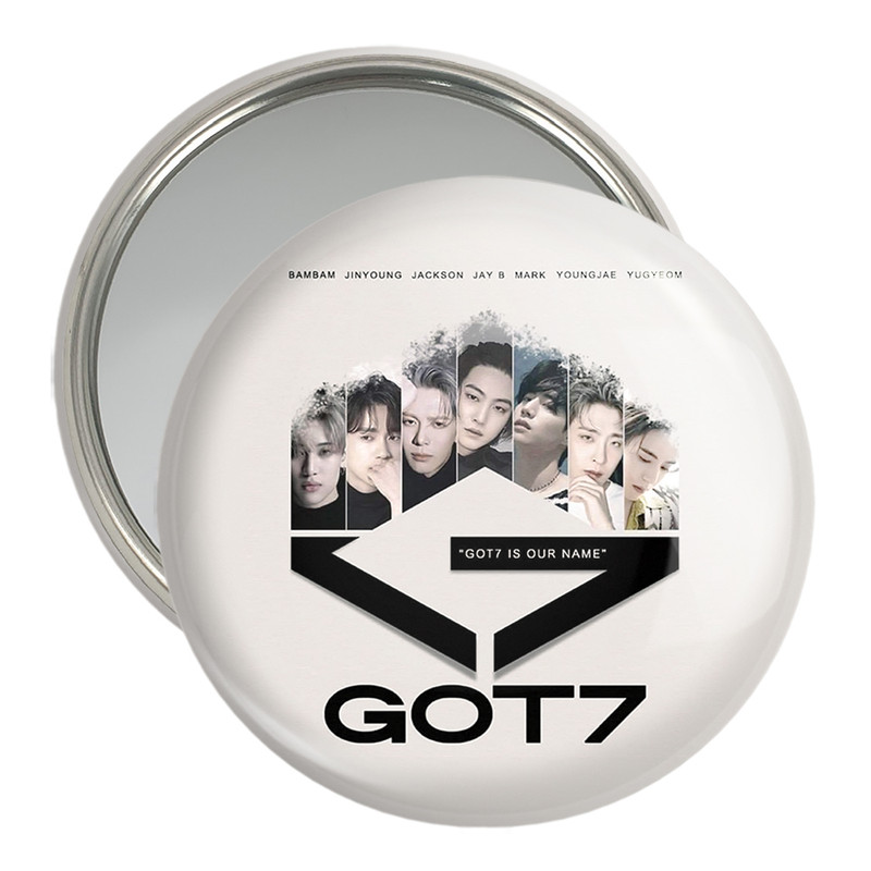 آینه جیبی خندالو مدل گروه گات سون GOT7  کد 21034
