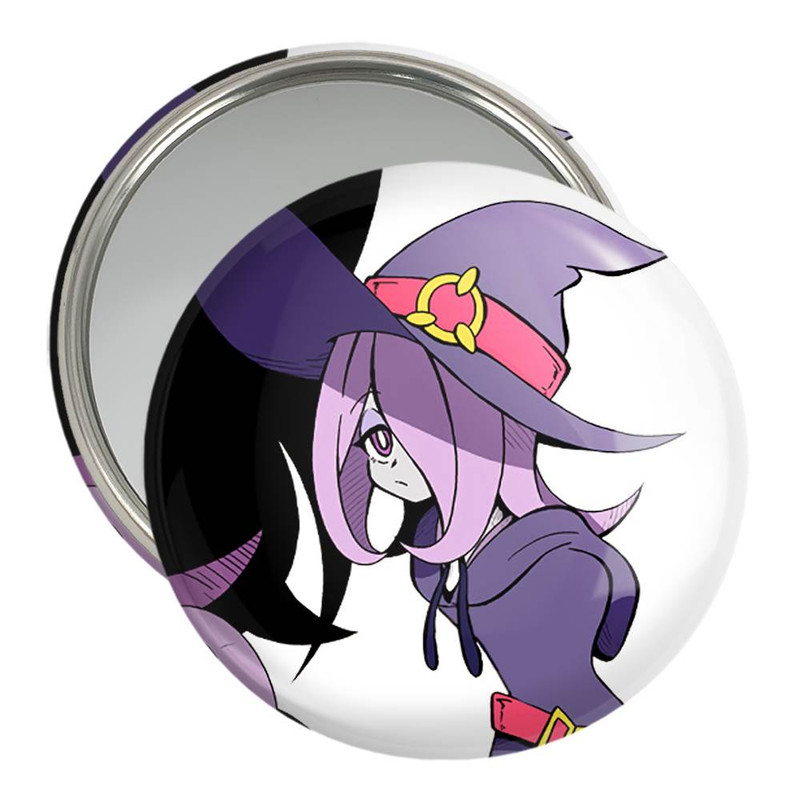 آینه جیبی خندالو مدل سوسی انیمه Little Witch Academia کد 22864