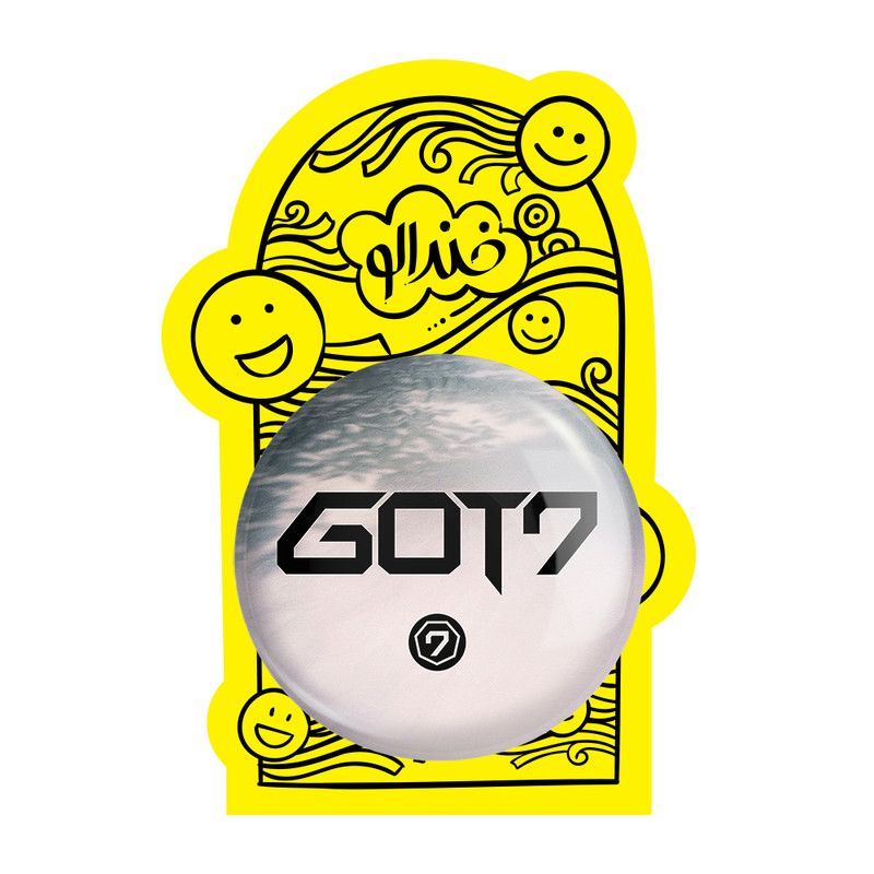 آینه جیبی خندالو طرح گروه گات سون GOT7 مدل تاشو کد 21036