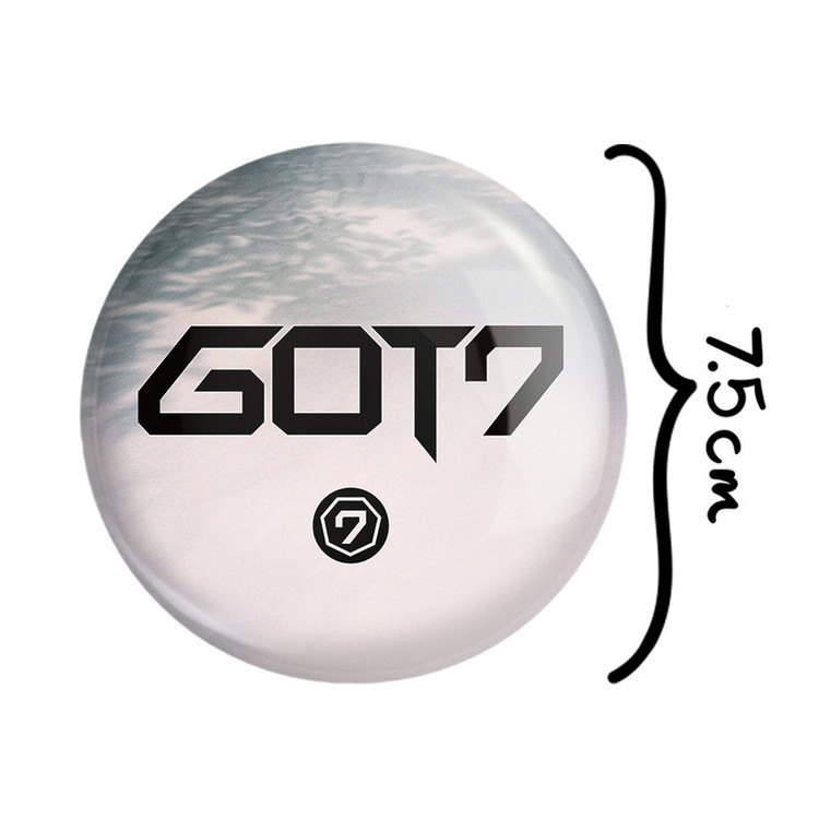 آینه جیبی خندالو طرح گروه گات سون GOT7 مدل تاشو کد 21036