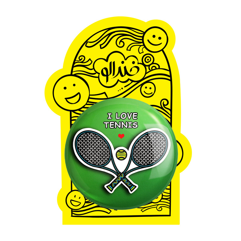 آینه جیبی خندالو مدل تنیس Tennis کد 14597
