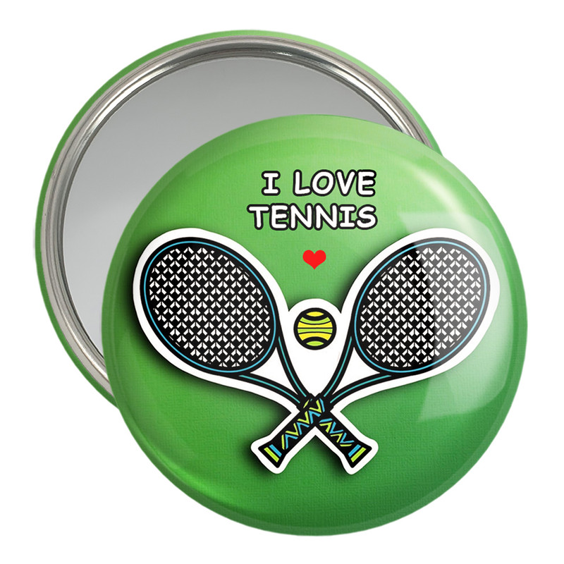 آینه جیبی خندالو مدل تنیس Tennis کد 14597