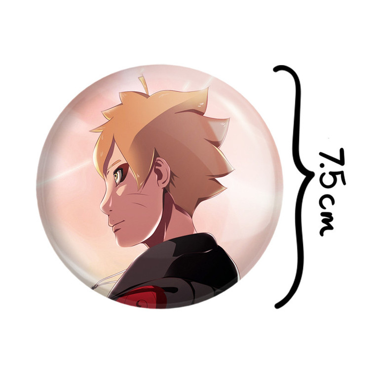 آینه جیبی خندالو طرح بوروتو اوزوماکی انیمه بوروتو Boruto مدل تاشو کد 15720