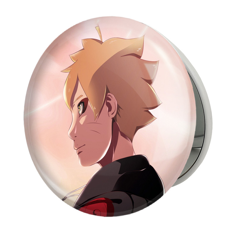 آینه جیبی خندالو طرح بوروتو اوزوماکی انیمه بوروتو Boruto مدل تاشو کد 15720