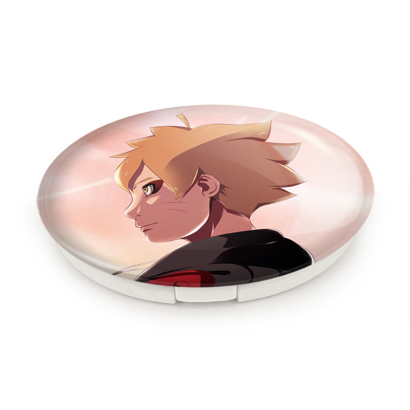 آینه جیبی خندالو طرح بوروتو اوزوماکی انیمه بوروتو Boruto مدل تاشو کد 15720